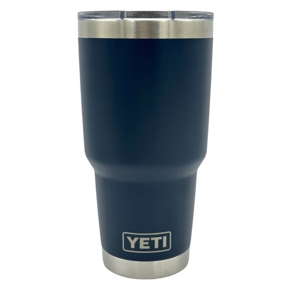 LASER ENGRAVED PERSONALIZATION YETI 30oz. TUMBLER - NAVY - Picture 1 of 2